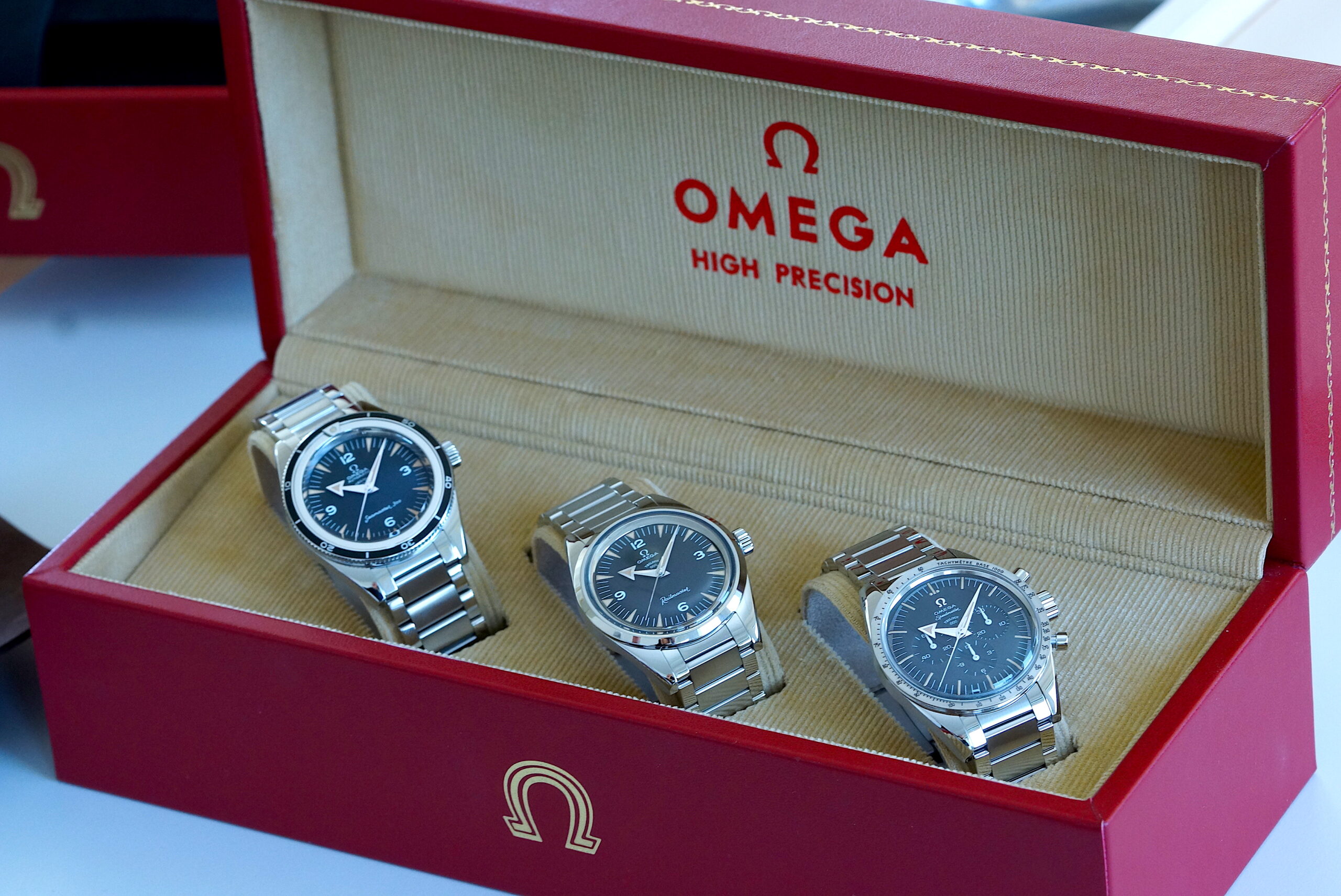Omega 1957 Trilogy 60th Anniversary Limited Editions TRIO Set