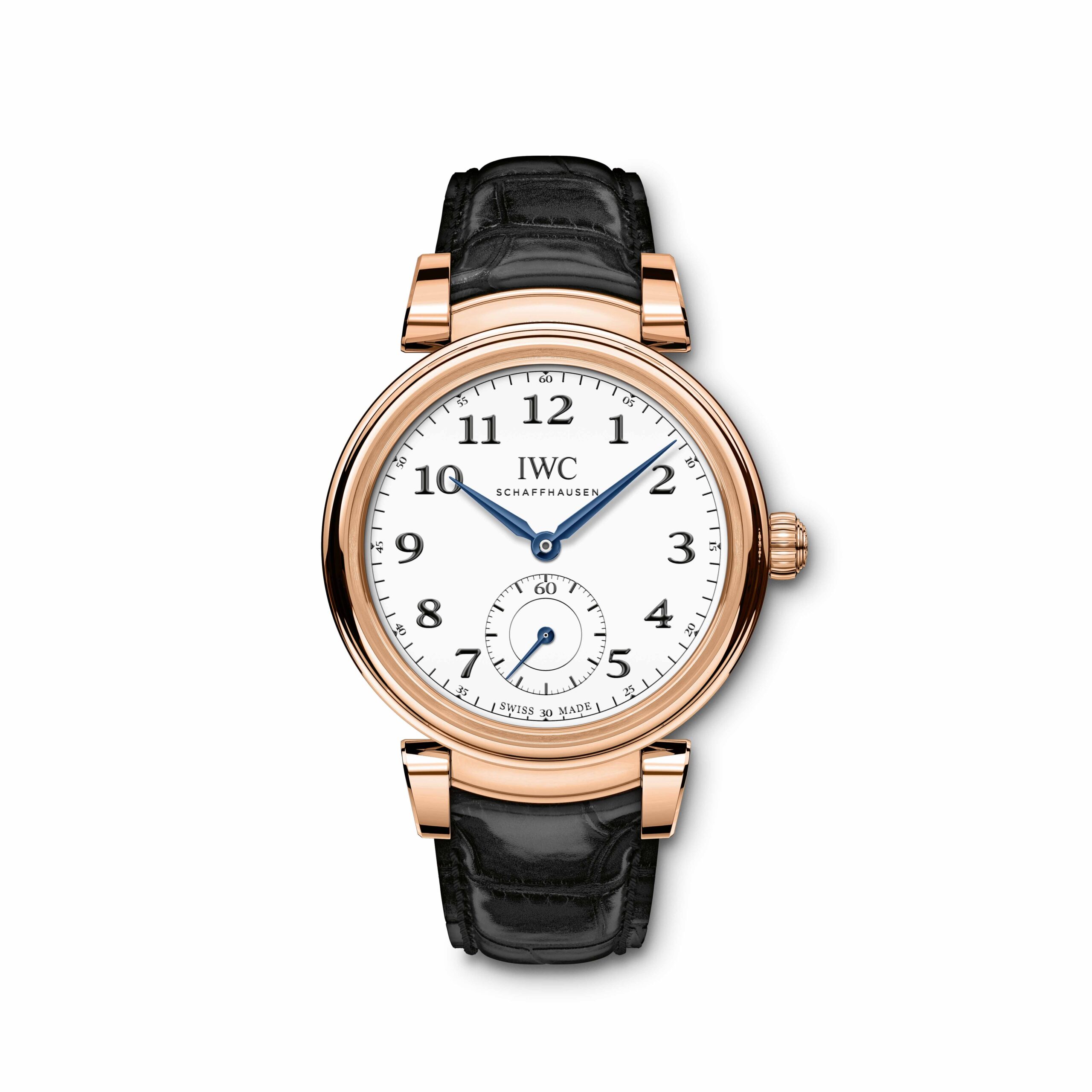IWC Da Vinci Automatic Edition “150 Years” (Ref. 3581) 18-carat red gold, white dial with lacquered  nish, blued hands 