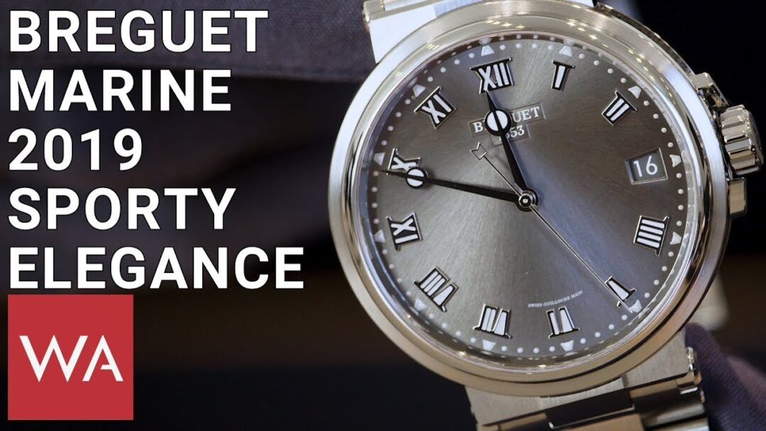 Breguet 2019. Hands-on three new titanium "Marine" watches