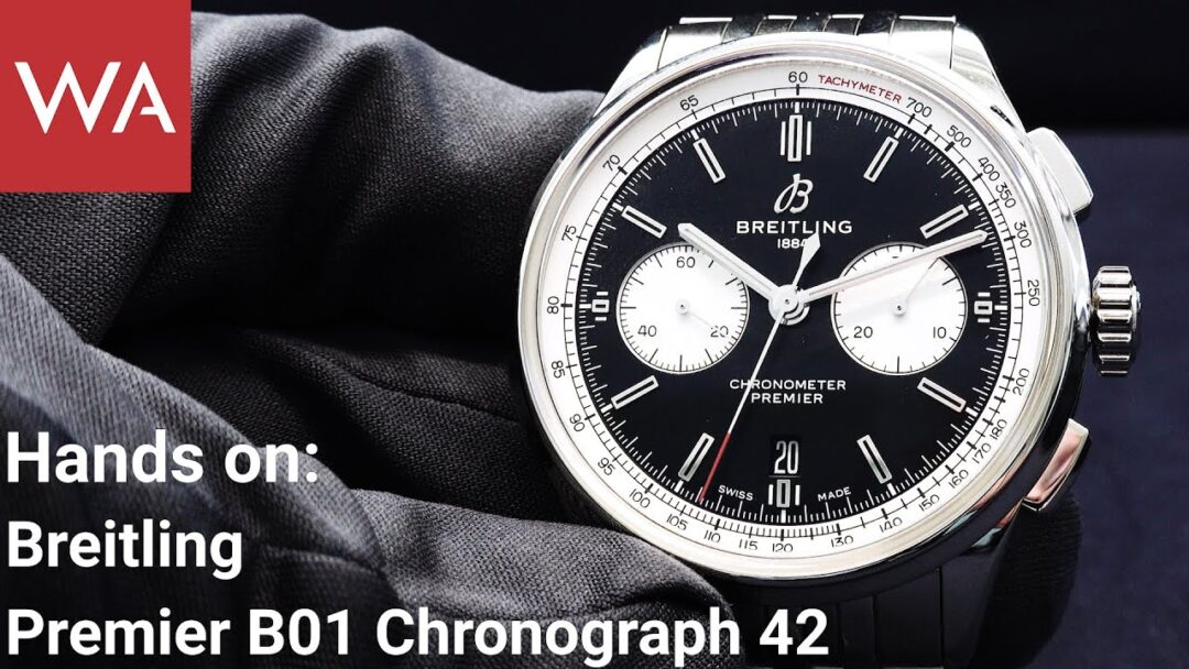 Hands-on: BREITLING Premier B01 Chronograph 42 with steel bracelet.