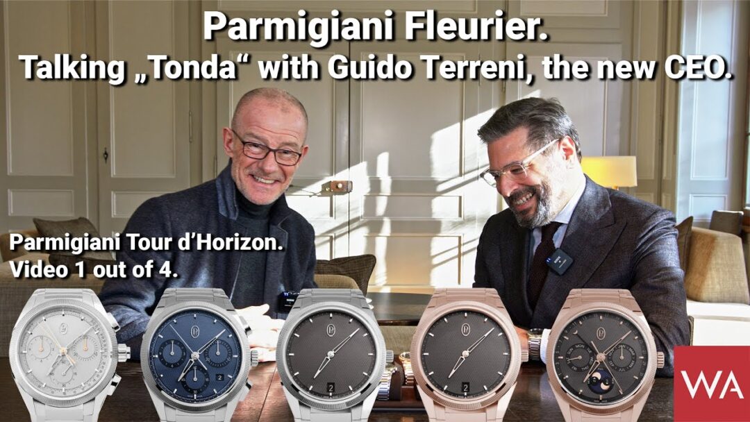 PARMIGIANI Fleurier. Talking TONDA with CEO Guido Terreni. Tour d'Horizon! Video 1 out 4.