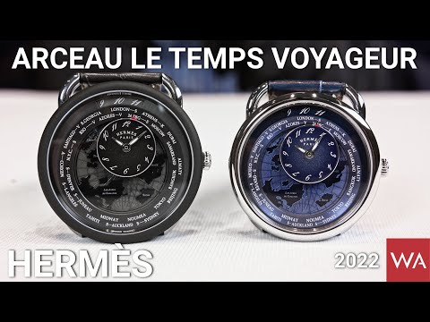 Hermès Arceau Le Temps Voyageur. A travel time watch never seen before...