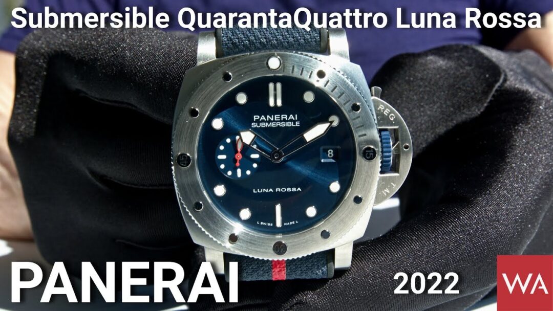 PANERAI Submersible QuarantaQuattro Luna Rossa. America’s Cup reloaded. LE 1,500 pieces.