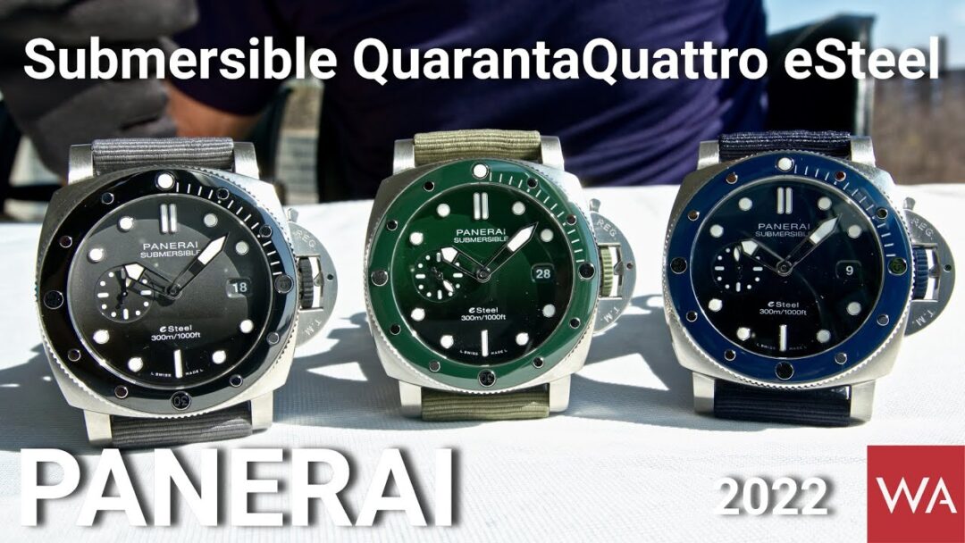 PANERAI Submersible QuarantaQuattro eSteel. Strategies for a sustainable future.