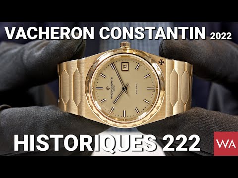 VACHERON CONSTANTIN Historiques 222. Reissuing the legendary "222", launched in 1977.