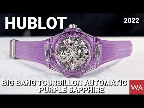 HUBLOT Big Bang Tourbillon Automatic Purple Sapphire. A world first!