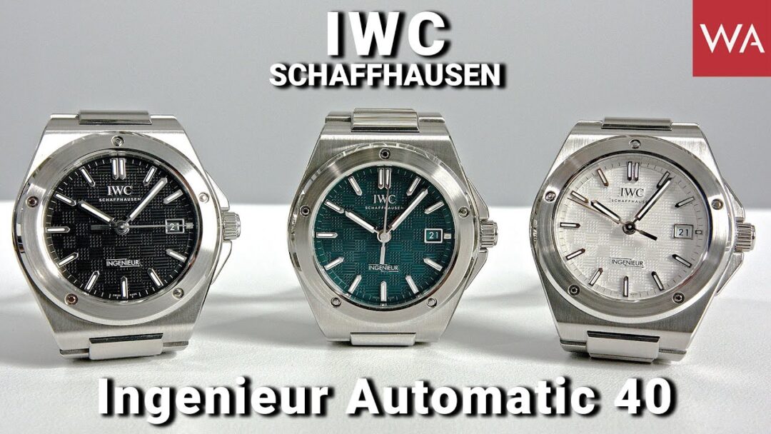 IWC Schaffhausen Ingenieur Automatic 40. The Gérald Genta icon is back! Better than ever!