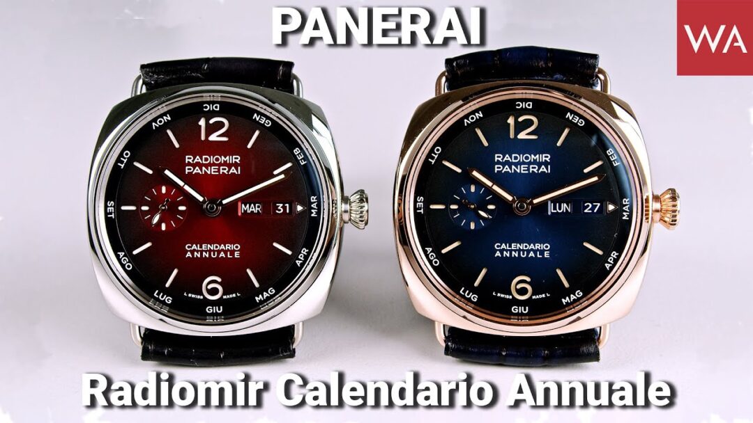 PANERAI Radiomir Calendario Annuale. PAM01363. PAM01432. GoldTech. PlatinumTech.