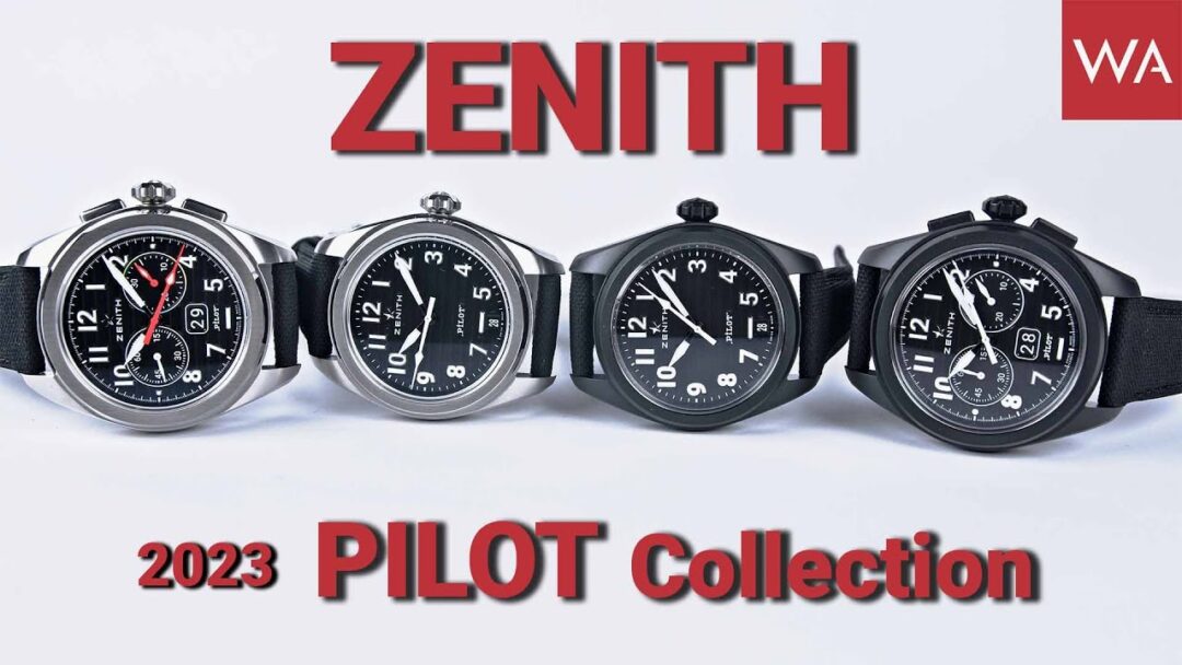 ZENITH Pilot Automatic + ZENITH Pilot Big Date Flyback. 4 watches and 8 straps.